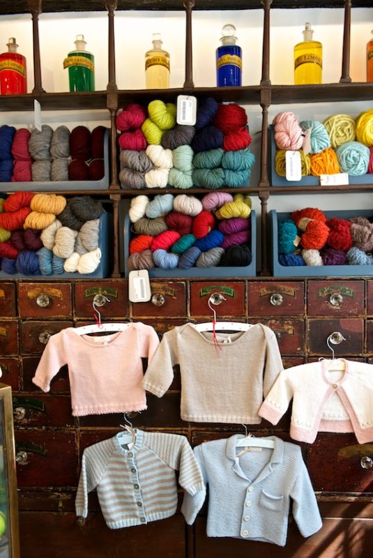 Knitting, wool, Faversham