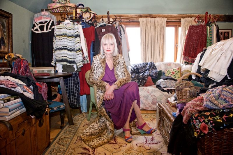 Often paid in clothes, Jan has vintage pieces by Bill Gibb and Thea Porter among many others