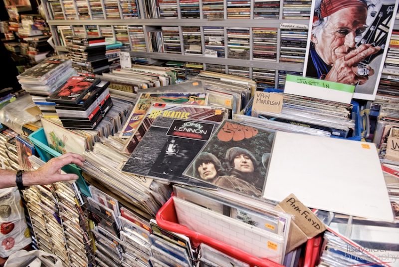 Hatters Hall: Best sellers are records from the mid-sixties to the mid-seventies. Les says: 'I sell Dylan, The Beatles, The Rolling Stones and Led Zeppelin continuously.' He also sell a lot of psychedelic, prog rock, punk, 80s indie, folk and electronic music