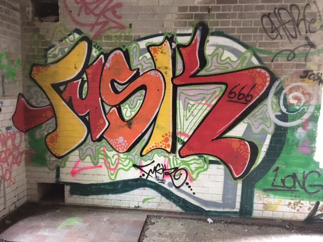 Lurid graffiti
