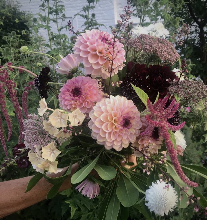 An example of a late summer bouquet