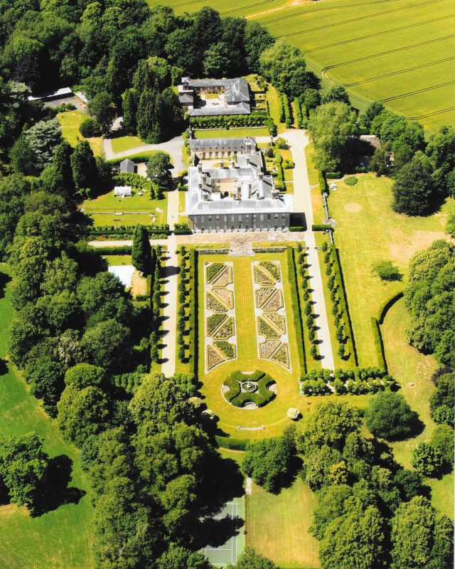 Aerial view of Lees Court, Kent