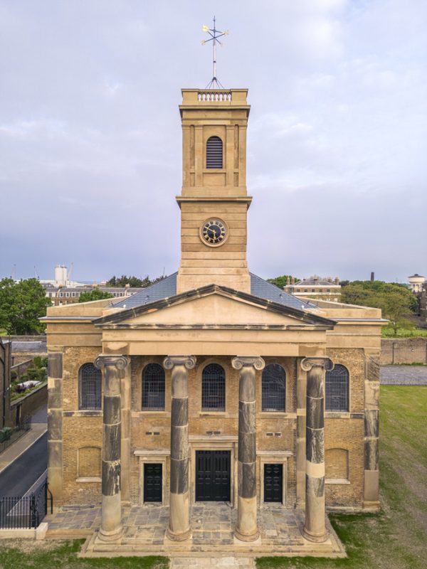 The restored Dockyard Church is an excellent example of how a new use can be found for an old decaying building