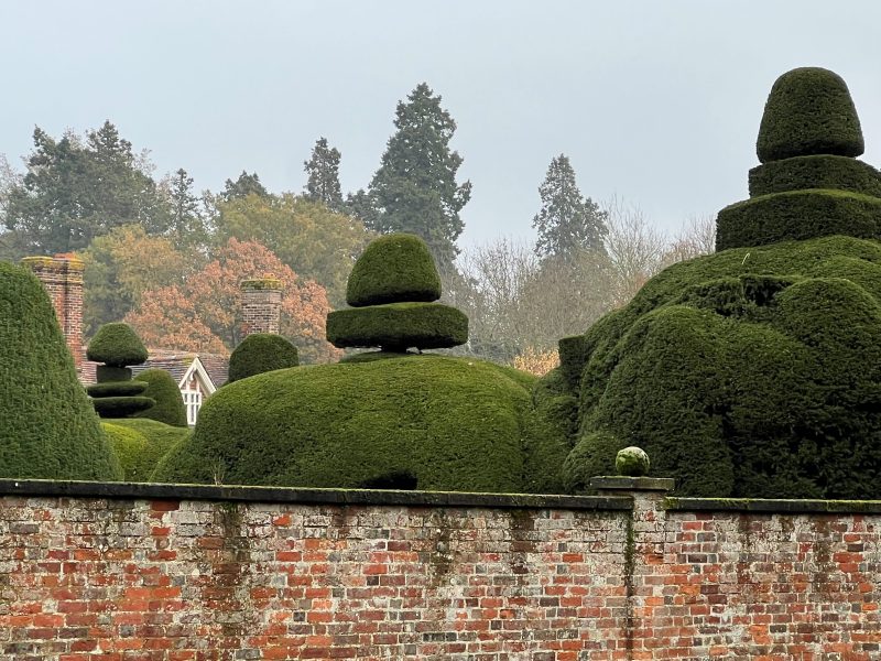 Sharsted's topiary features an elephant complete with howdah lurking on the right