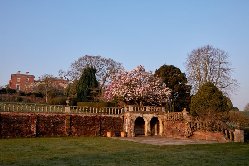 The Edwardian terraces often used for outdoor wedding ceremonies