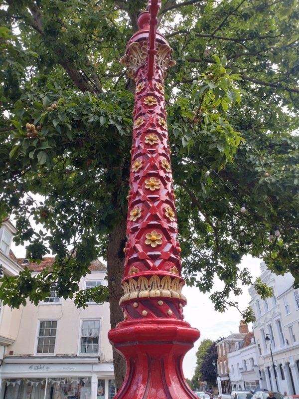 Faversham's cast iron pump, installed in 1855