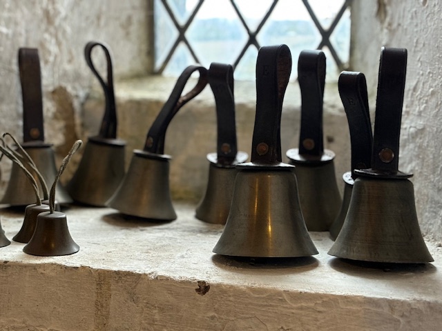 A set of hand bells were discovered during the course of the restoration project