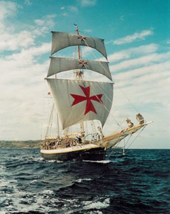 The schooner which took Paul five years to restore