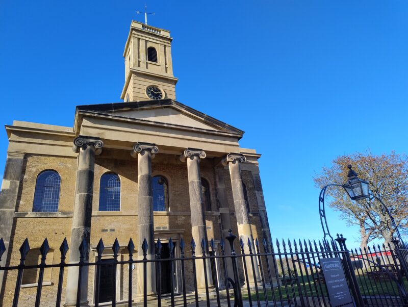 A town for Dockyard workers, Sheerness didn't have a church until 1828