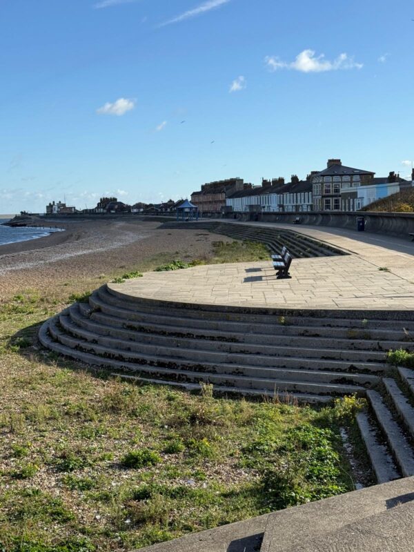 The sea wall at Sheerness
