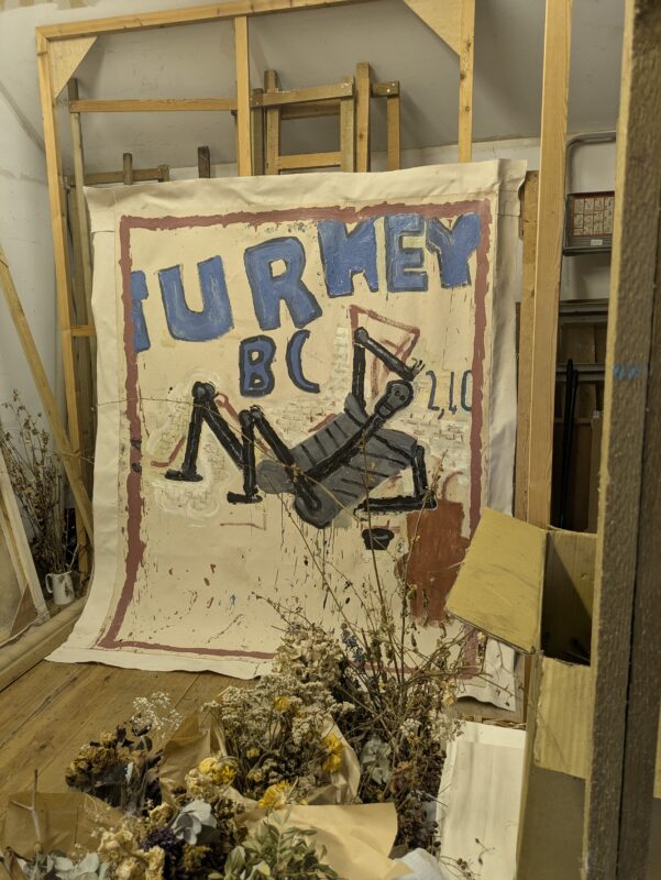 Rose Wylie. Turkey BC