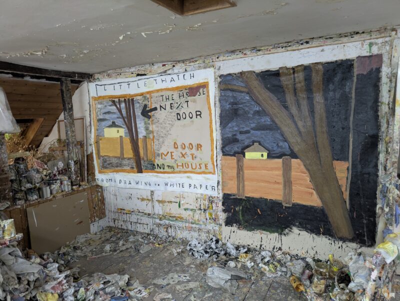 Rose Wylie. The House Next Door,