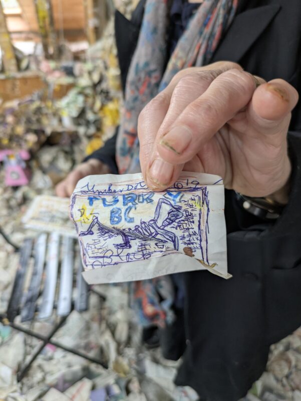 Rose Wylie. Turkey BC. Sketch