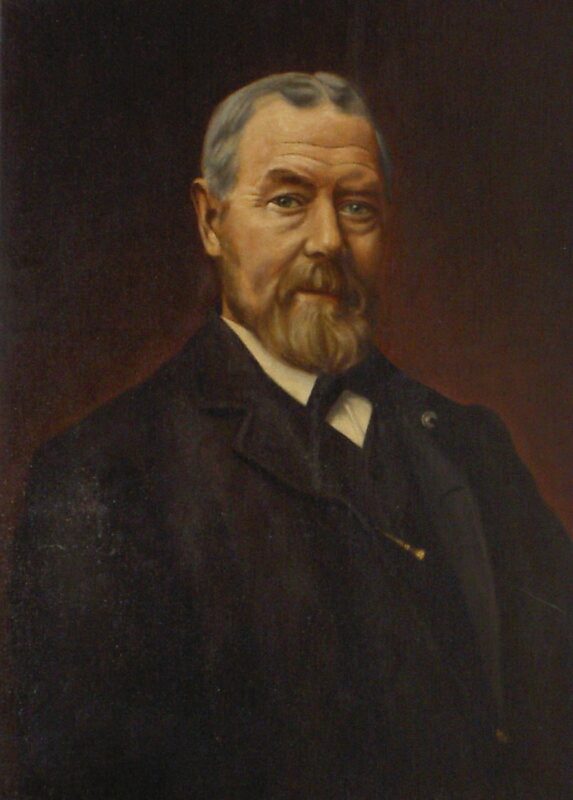 Captain James Matson, the portrait has hung in the Gospel Mission Hall since the early 20th century
