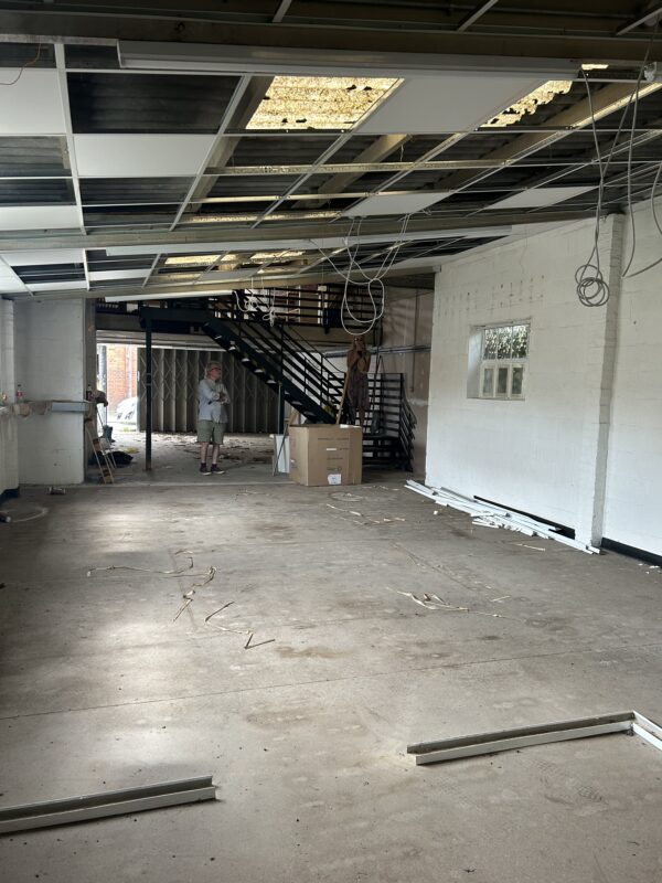 The Nelson Rd entrance and stairs before renovation