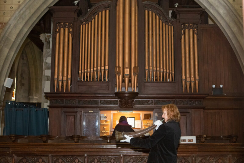 moot horn and organ