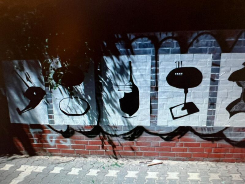 Sarah in Berlin: Printing by day and pasting by night