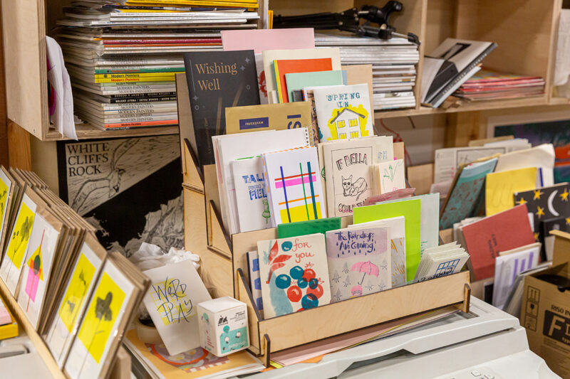 A collection of zines made with the Goose Studio Risograph