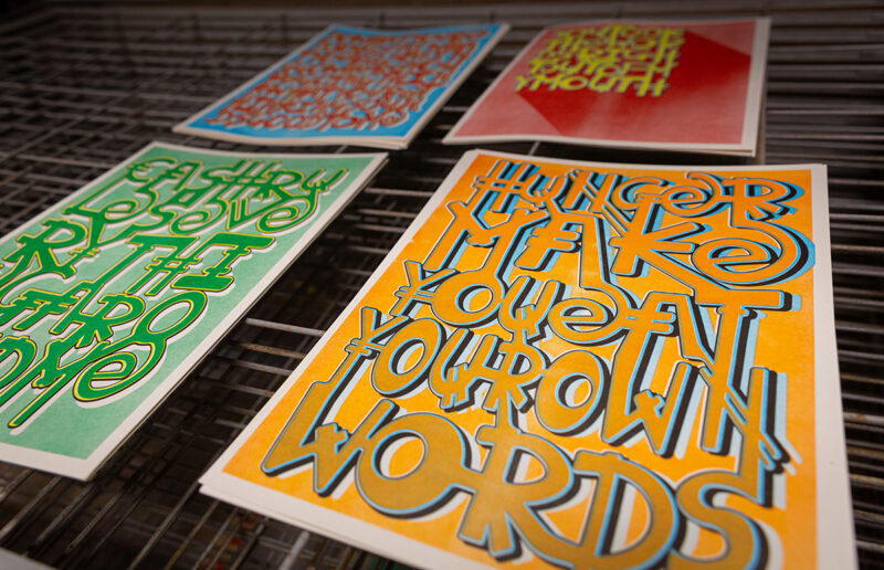 Risograph work by Lee Ben Gould