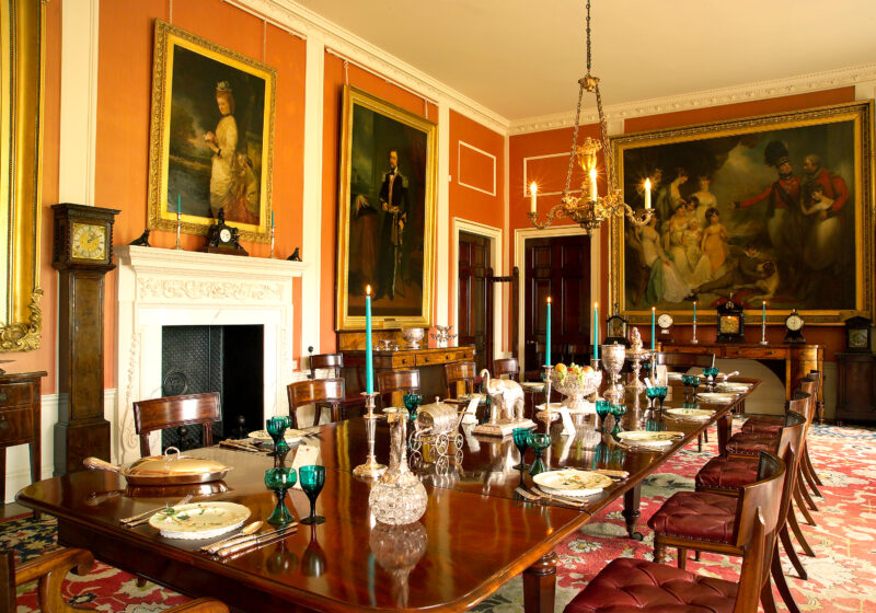 The dining room