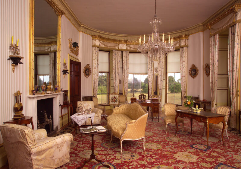 The drawing room decorated by Basil Ionides, the influential decorator of the 1920s and 30s