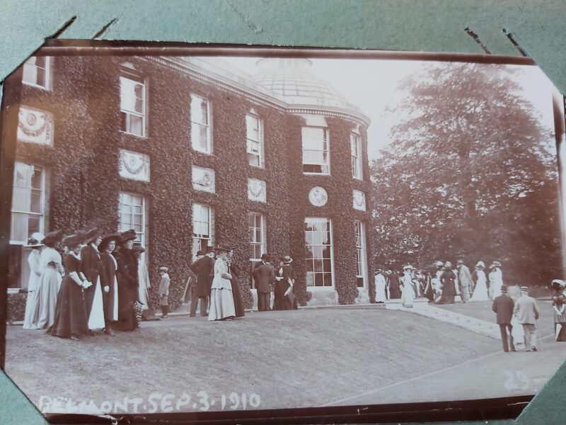 Belmont c.1910 shows the house covered in ivy
